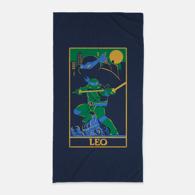 Leo Tarot Card-None-Beach-Towel-naomori