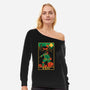 Raph Tarot Card-Womens-Off Shoulder-Sweatshirt-naomori