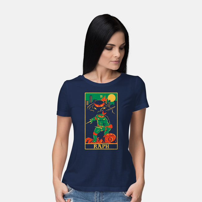 Raph Tarot Card-Womens-Basic-Tee-naomori