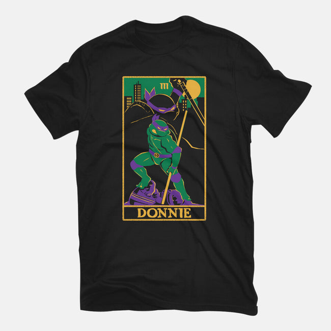 Donnie Tarot Card-Womens-Fitted-Tee-naomori