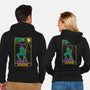 Donnie Tarot Card-Unisex-Zip-Up-Sweatshirt-naomori