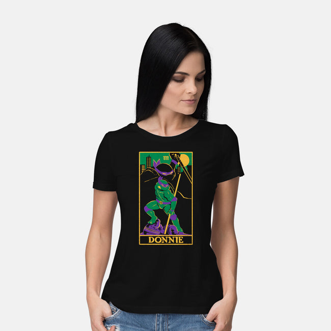 Donnie Tarot Card-Womens-Basic-Tee-naomori