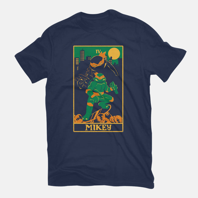 Mikey Tarot Card-Womens-Fitted-Tee-naomori