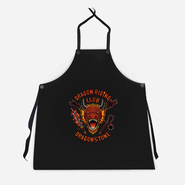 Dragon Riding Club-Unisex-Kitchen-Apron-rmatix