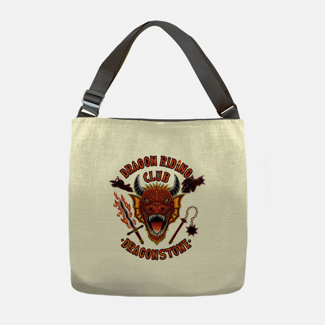 Dragon Riding Club-None-Adjustable Tote-Bag-rmatix