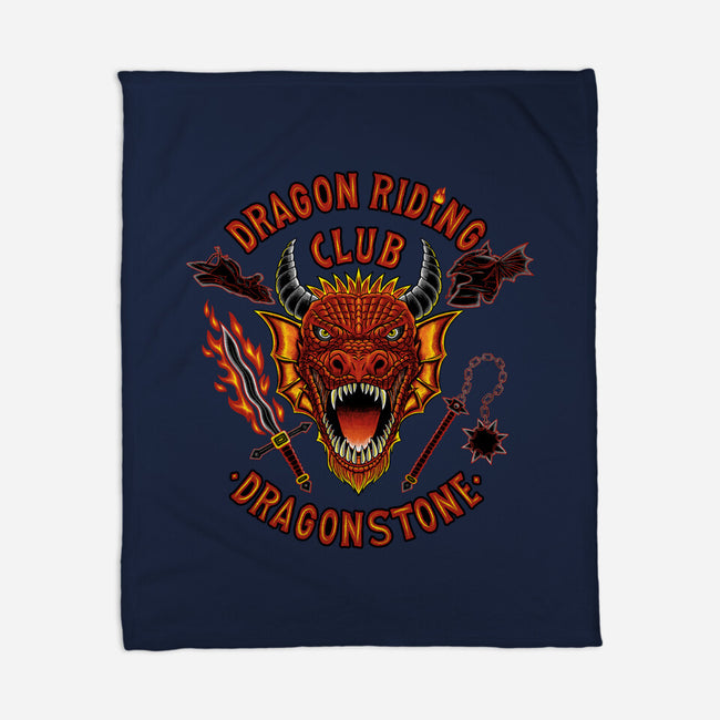 Dragon Riding Club-None-Fleece-Blanket-rmatix