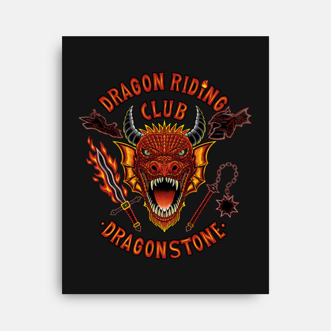 Dragon Riding Club-None-Stretched-Canvas-rmatix