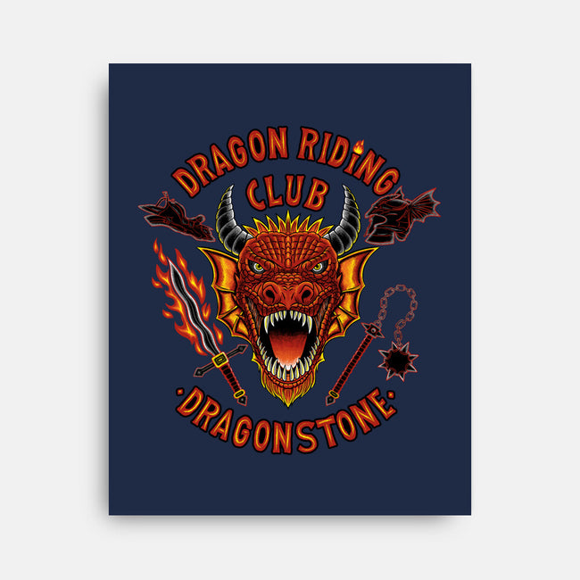 Dragon Riding Club-None-Stretched-Canvas-rmatix