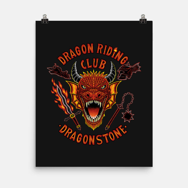 Dragon Riding Club-None-Matte-Poster-rmatix