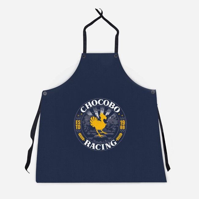 Chocobo Racing-Unisex-Kitchen-Apron-rocketman_art