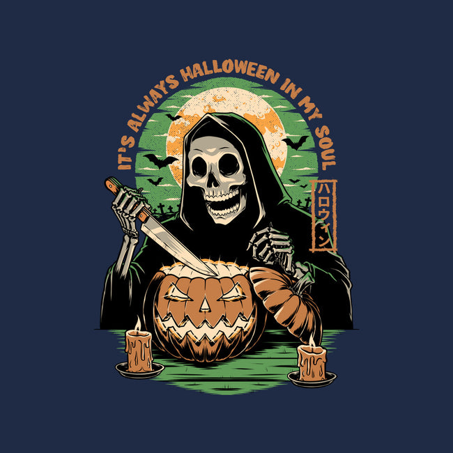 Reaper Halloween In My Soul-Mens-Long Sleeved-Tee-Studio Mootant