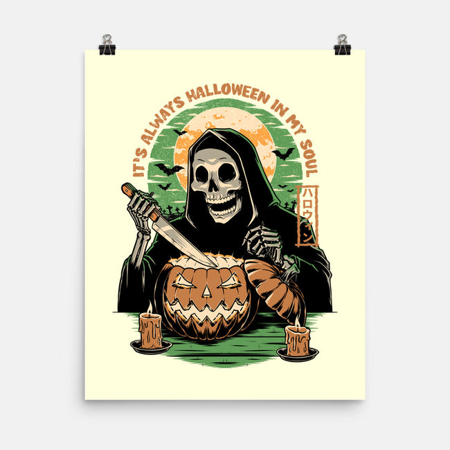 Reaper Halloween In My Soul-None-Matte-Poster-Studio Mootant