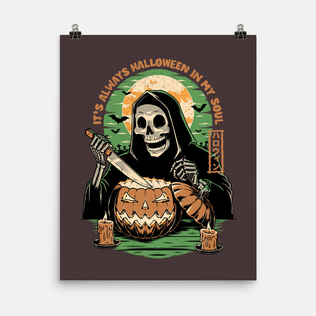 Reaper Halloween In My Soul-None-Matte-Poster-Studio Mootant