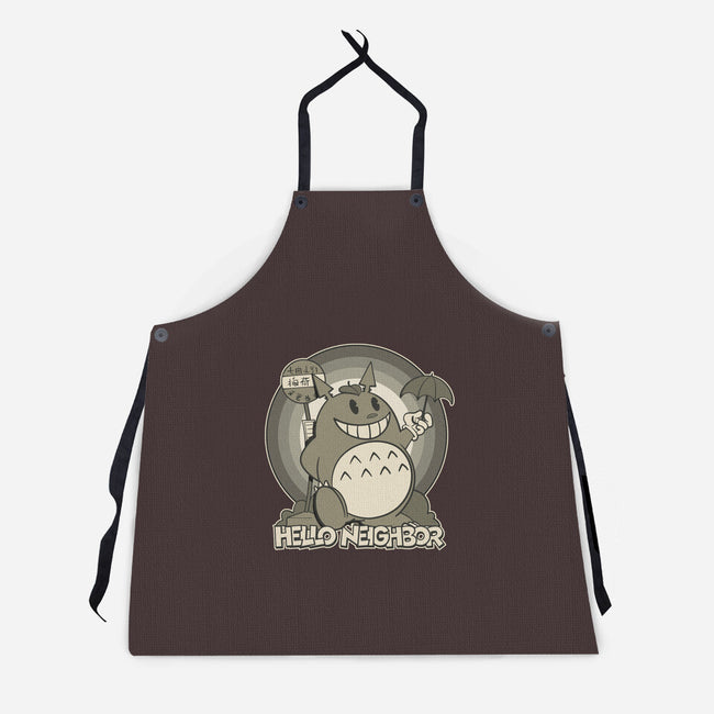 Hello My Neighbor-Unisex-Kitchen-Apron-sebasebi