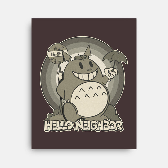 Hello My Neighbor-None-Stretched-Canvas-sebasebi