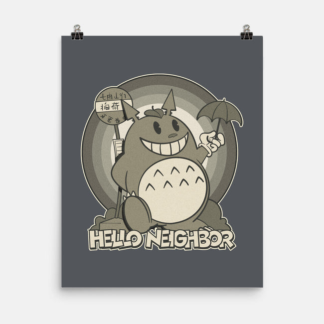 Hello My Neighbor-None-Matte-Poster-sebasebi