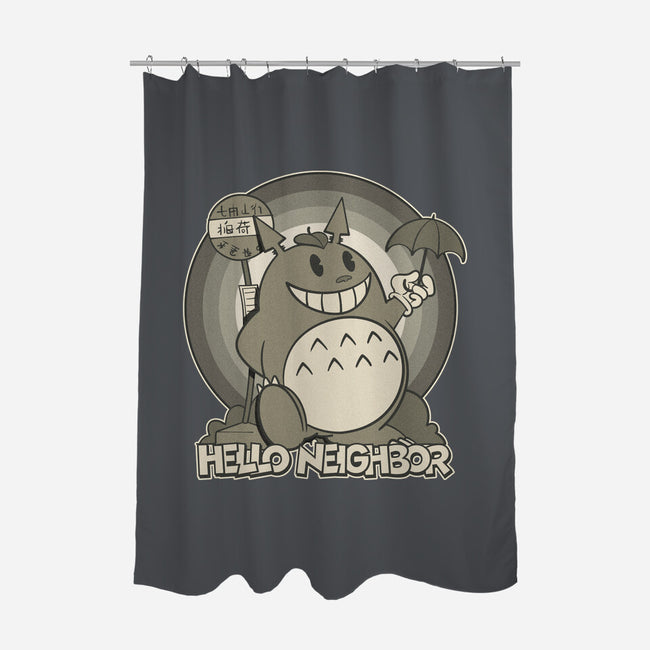 Hello My Neighbor-None-Polyester-Shower Curtain-sebasebi