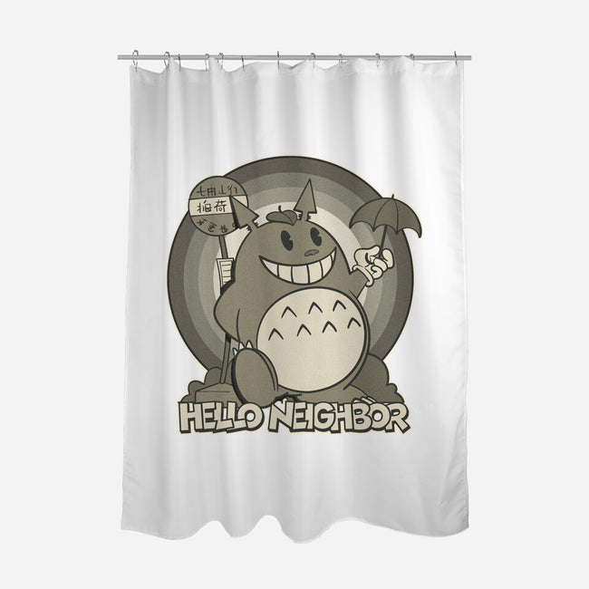 Hello My Neighbor-None-Polyester-Shower Curtain-sebasebi