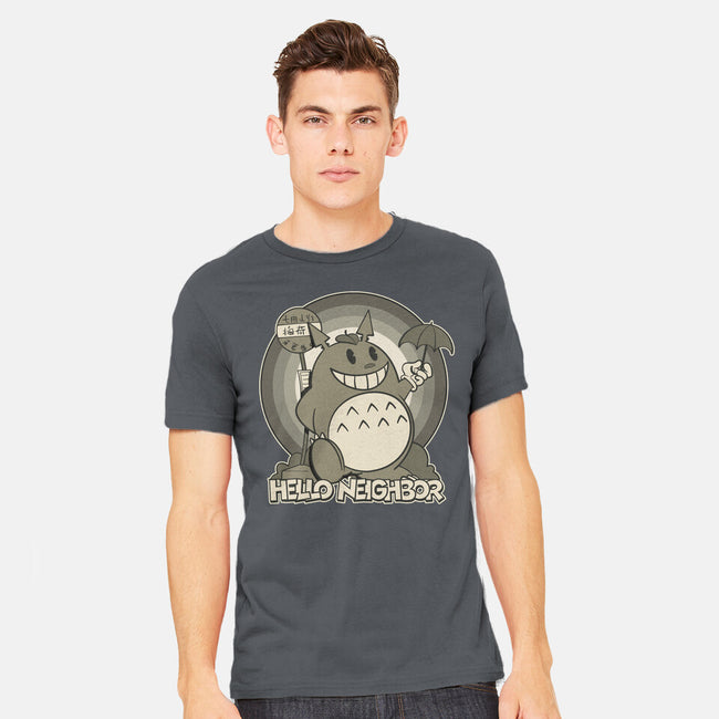 Hello My Neighbor-Mens-Heavyweight-Tee-sebasebi