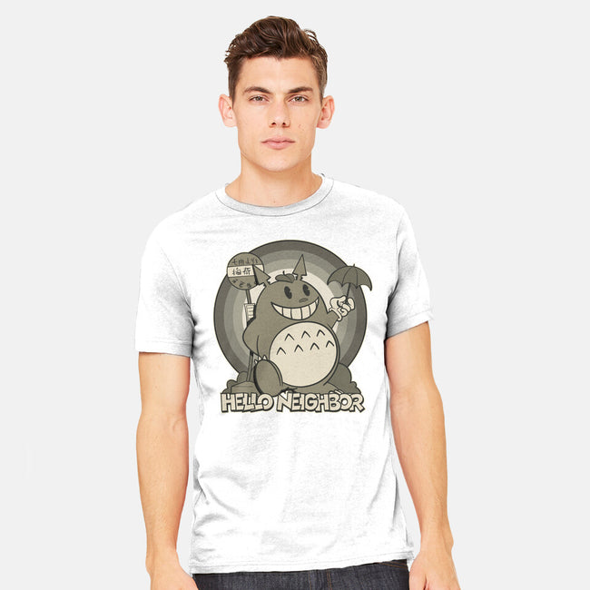 Hello My Neighbor-Mens-Heavyweight-Tee-sebasebi