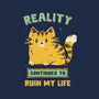 Reality Continues To Ruin My Life-Womens-V-Neck-Tee-kg07