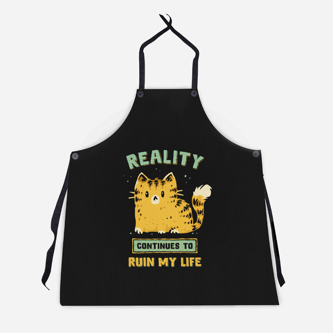 Reality Continues To Ruin My Life-Unisex-Kitchen-Apron-kg07