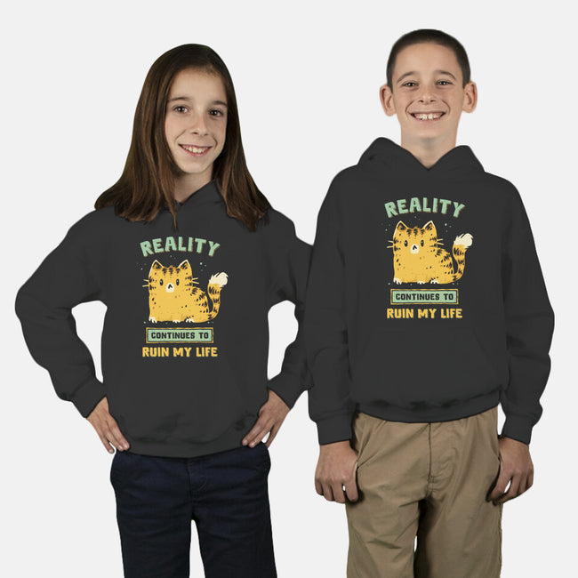 Reality Continues To Ruin My Life-Youth-Pullover-Sweatshirt-kg07