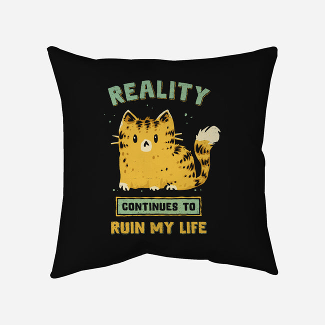 Reality Continues To Ruin My Life-None-Removable Cover w Insert-Throw Pillow-kg07