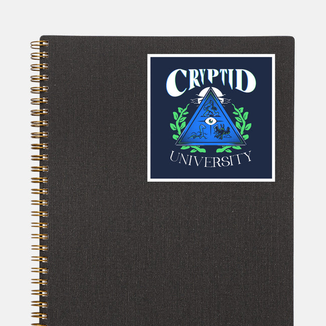 Cryptid University-None-Glossy-Sticker-estudiofitas