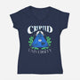 Cryptid University-Womens-V-Neck-Tee-estudiofitas