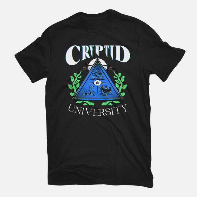 Cryptid University-Unisex-Basic-Tee-estudiofitas