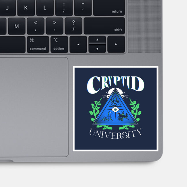 Cryptid University-None-Glossy-Sticker-estudiofitas