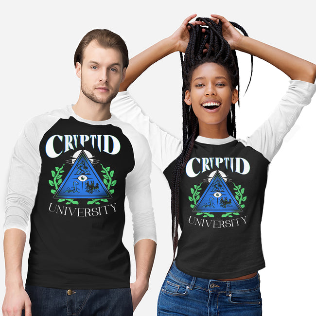 Cryptid University-Unisex-Baseball-Tee-estudiofitas