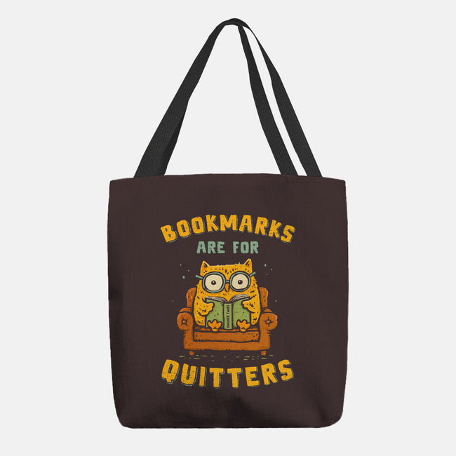 Bookmarks Are For Quitters-None-Basic Tote-Bag-kg07