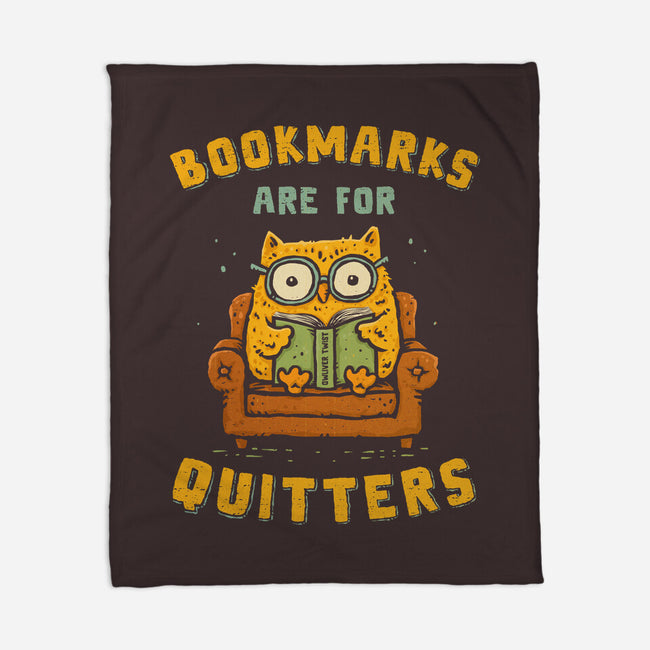 Bookmarks Are For Quitters-None-Fleece-Blanket-kg07