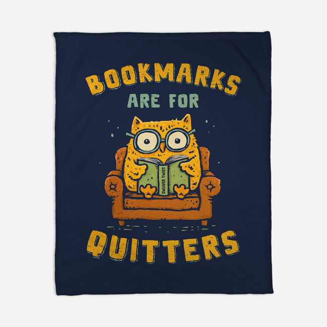 Bookmarks Are For Quitters-None-Fleece-Blanket-kg07