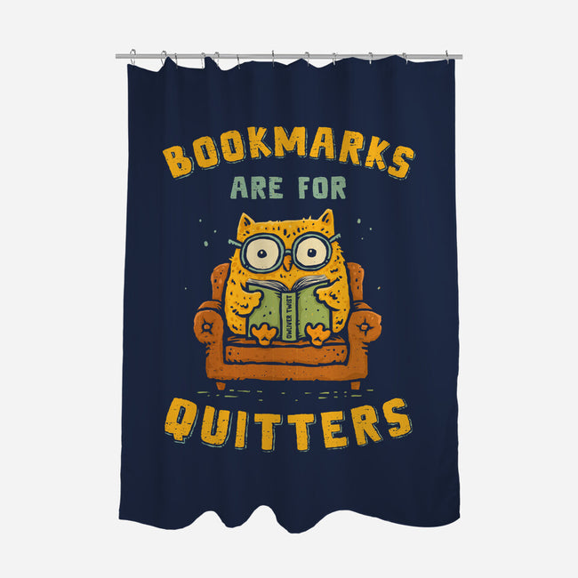 Bookmarks Are For Quitters-None-Polyester-Shower Curtain-kg07