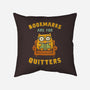 Bookmarks Are For Quitters-None-Removable Cover w Insert-Throw Pillow-kg07