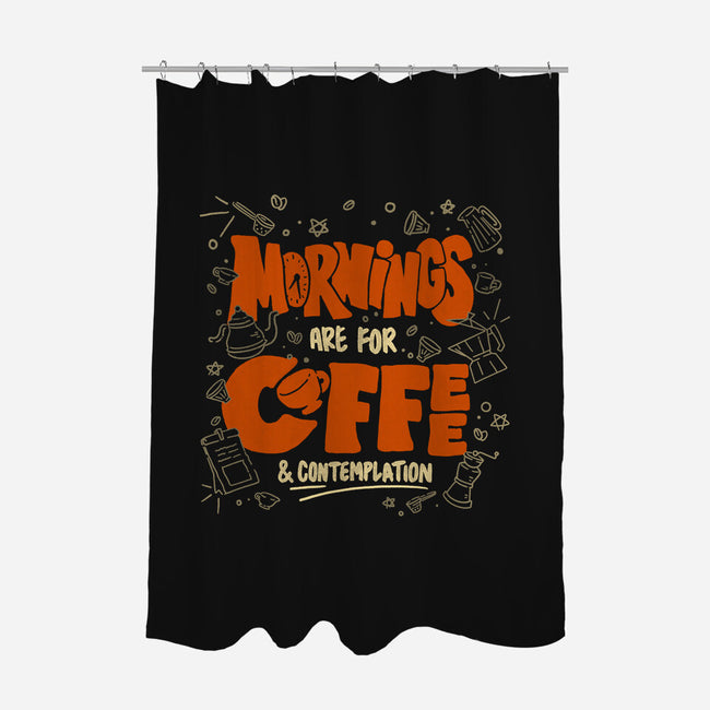 Coffee And Contemplation-None-Polyester-Shower Curtain-tobefonseca