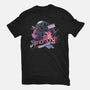 Out Of This World Terror-Womens-Basic-Tee-glitchygorilla