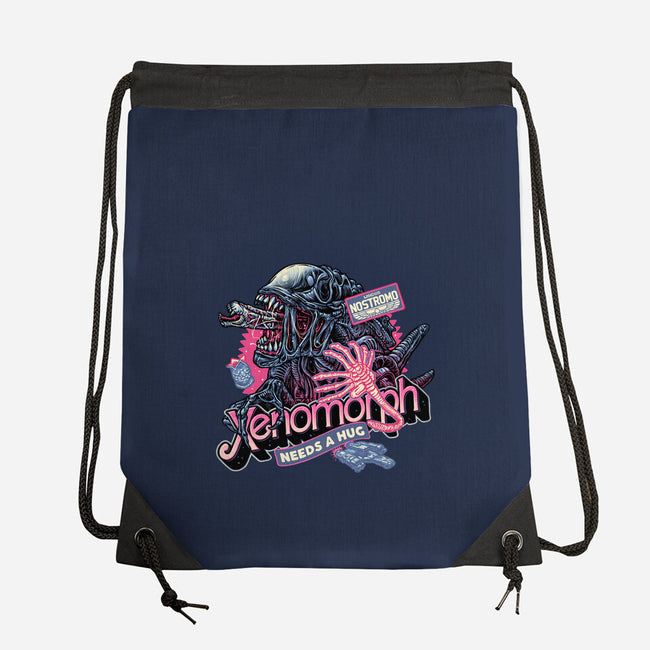 Out Of This World Terror-None-Drawstring-Bag-glitchygorilla