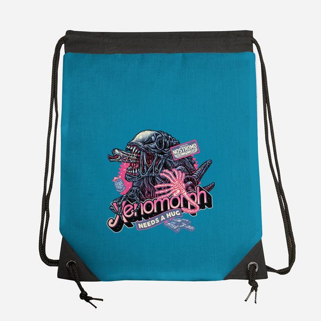 Out Of This World Terror-None-Drawstring-Bag-glitchygorilla