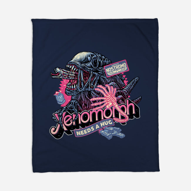 Out Of This World Terror-None-Fleece-Blanket-glitchygorilla