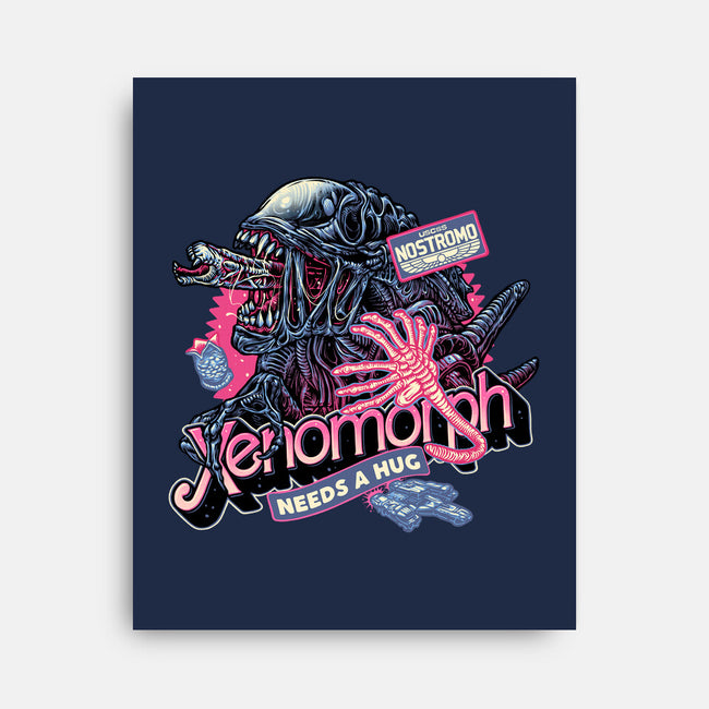 Out Of This World Terror-None-Stretched-Canvas-glitchygorilla