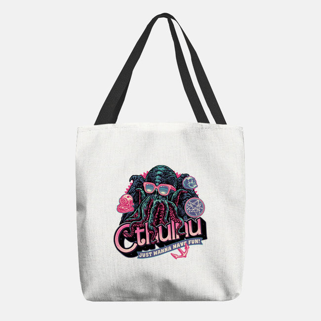 Creatures From The Deep-None-Basic Tote-Bag-glitchygorilla