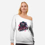 Creatures From The Deep-Womens-Off Shoulder-Sweatshirt-glitchygorilla