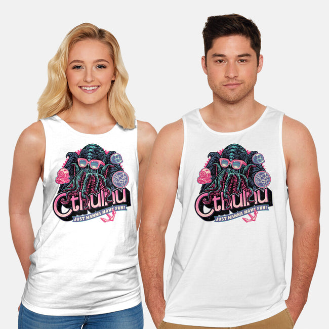 Creatures From The Deep-Unisex-Basic-Tank-glitchygorilla