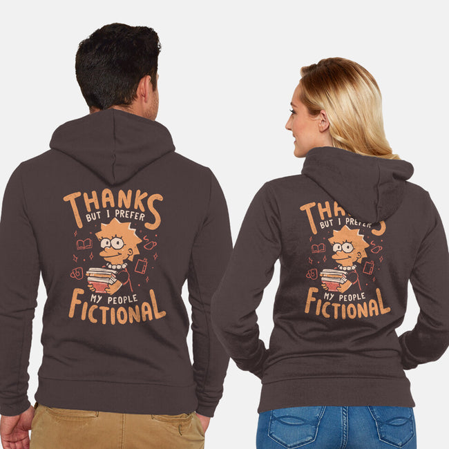 I Prefer My People Fictional-Unisex-Zip-Up-Sweatshirt-Arigatees