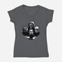 Halloween Rhapsody-Womens-V-Neck-Tee-daobiwan