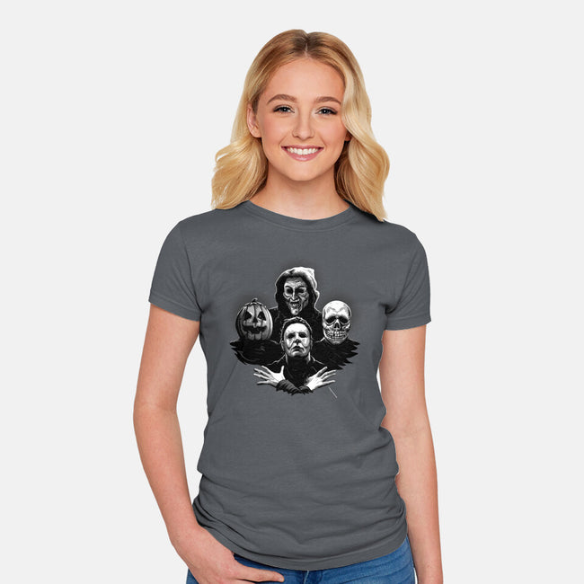 Halloween Rhapsody-Womens-Fitted-Tee-daobiwan